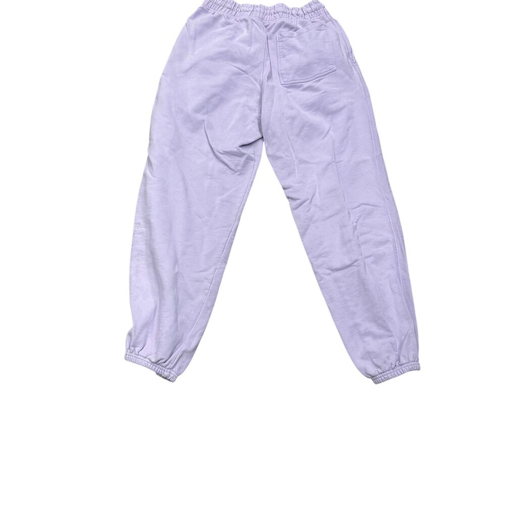 Pastel Lavender Joggers Soft Girl Cozy Athleisure Sweatpants - Picture 3 of 4